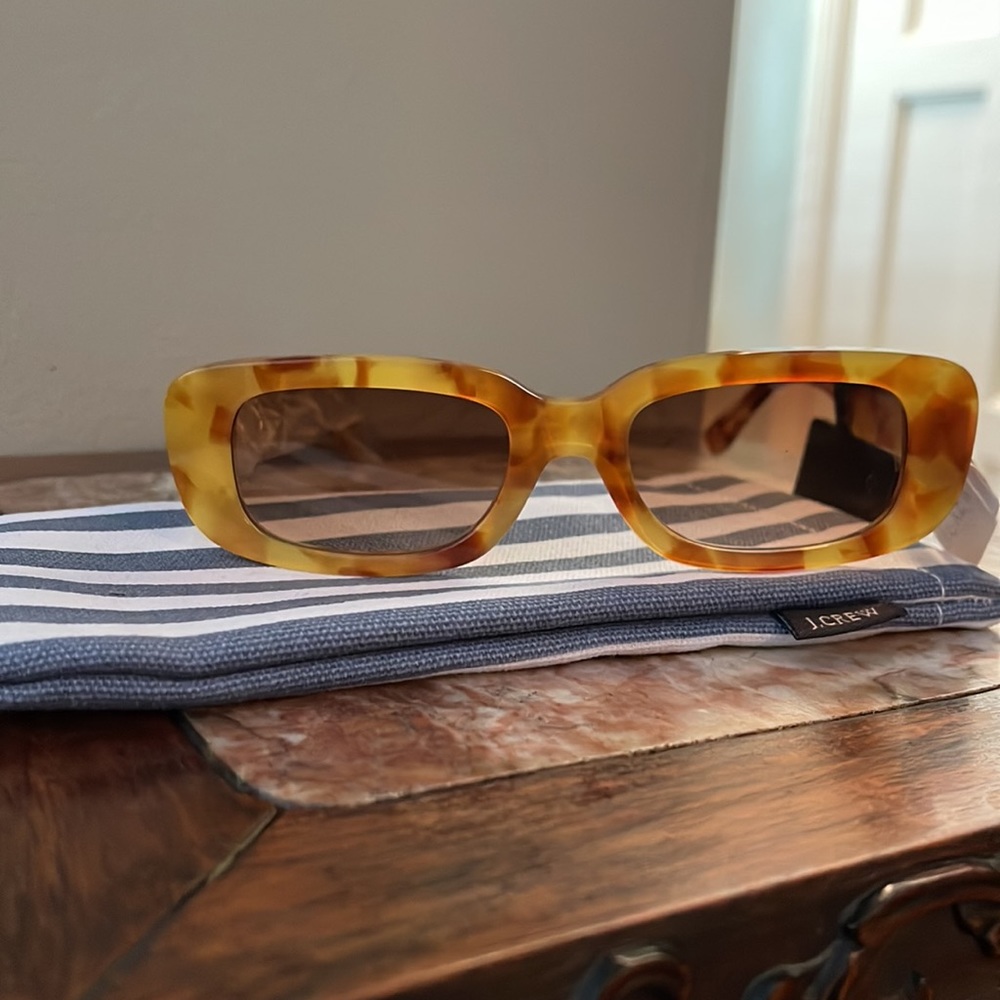 J.Crew Biarritz slim acetate sunglasses BA150 - Picture 3 of 5